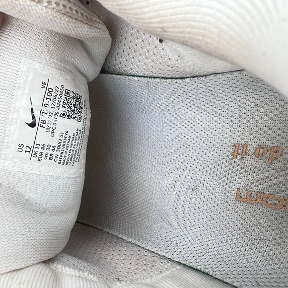 Nike Air Zoom Pegasus 40 Men Sz 12 FB7179-100 White MultiColor Grey Running Shoe - Picture 11 of 12